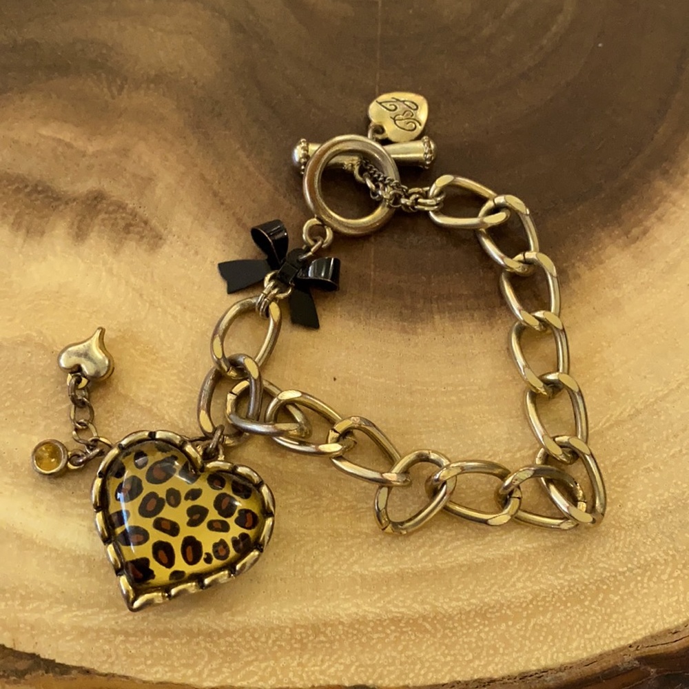 Betsey Johnson Gold Leopard Necklace